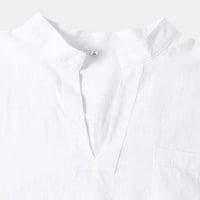 FVWitlyh Muškarci Haljina Muške haljine Košulje Ležerne pamučne košulje s kratkim rukavima Majice za