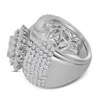 14k bijeli zlatni okrugli dijamant Bridal Set za vjenčanje 3- CTTW