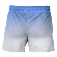 Muški modni ispis plivajuće kratke hlače muškarci džepovi za crtanje brzog suhog kupaće kostimu Ležerne