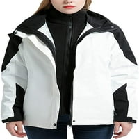 Dabuliu Women Winter Warm Coat na otvorenom Sportski odijelo Pliša pamučna jakna koja se može ukloniti