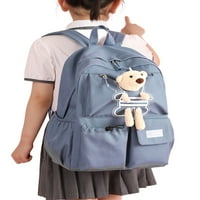 Sanviglor studentska školska torba Višenamjenski ruksak Multi džepovi pješačka knjiga Knjiga djece Dječja