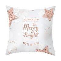 Domaći dekor unutarnji zlatni božićni breskvo jastuk za kožu evropski i američki stil kućni ukras kauč