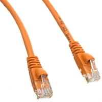 & E mačka AWG bezobzirna oblikovana boot Ethernet zakrpa kabela narančasta