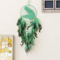 Anna Dinosaur Dreamcatchers Handmade Green Feather Dreamcater za dječake