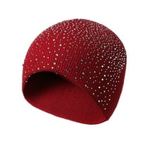 Unizoru za odrasle u potpunosti draguljasti šešir Udobne tople zimske pletene šešir za vanjsku sportsku