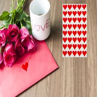 Royal Green Crvene naljepnice u obliku srca Valentine naljepnice za zabave - pakovanje