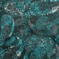 Onuone pamuk fleke zelene tkanine Paisley quilting pribor Ispiši šivanje tkanine sa dvorištem širom