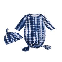 Licupiee bebe dječaci Djevojke Nighthowns Knotted haljine za spavanje Pamučna prekrivač haljina koja