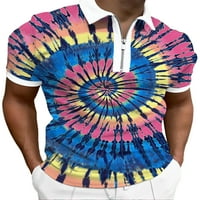 Prednjeg swwalk-a FITNESS RECEL CACT T majice Tie Dye Classic Fit Polo majica Zip up ljetna bluza