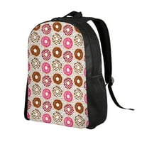 Putni ruksak od slatkih krofni za muškarce Žene Klasični veliki kapacitet za laptop backpack