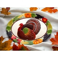 Keramički Dan zahvalnosti Turska Planje, kućni dekor, Poklon za nju, Poklon za mamu, kuhinjski dekor,
