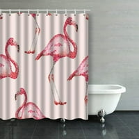 Flamingo Bešavne uzorak zastolje za tuširanje za zavjese za kupaonicu