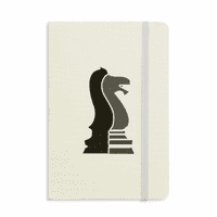 CheckerBoard Knight Crna Word Chess Notebook Službeni tkanini Tvrđeni poklopac Klasični dnevnik časopisa