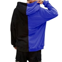 Entyinea muške dukseve Trendy Crewneck Pulover Dukseri Casual Comfy Fall Outfits Odjeća Plava 4xL