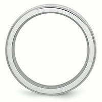 Le & Lu Drisel Cobalt Sterling Silver Inlay Satin i polirani prsten
