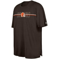 Muška nova era smeđa Cleveland Browns NFL trening kamp Big & visoka majica