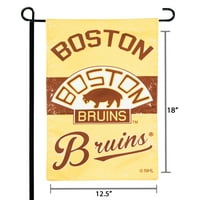 Boston Bruins 18 12.5 Vintage vertikalna okućnica za zastavu