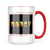Neonblond Money Ispisano zlato naljepšavajuće pisming poklon za ljubitelje čaja za kavu