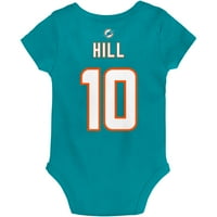 Novorođen i novorođenčad Tyreek Hill Aqua Miami Dolphins Mainliner Ime i broj playera