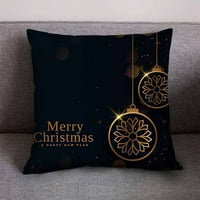 Hoksml Božićne ponude Božićni ukrasi Božićni pamučni posteljina bacač jastuk jastučni kaušanje