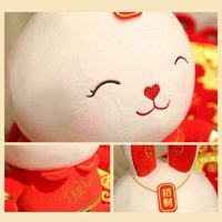 Yasu zečji plišani luck SofA Ornament Tang odijelo meka novogodišnji crtić kunić plišana lutka igračka