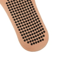 Jedinstveni povoljni par Joga čarape Pet nožni čarape Nelični pilates Barre Balet Čarape Bež za žene