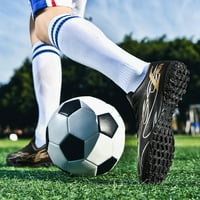 Muškarci Soccer Cleats Crna odrasla lagana nogometna fudbalska obuća