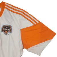 Adidas Men Climacool Houston Dynamo Short rukav nogometni dres, Bijela narandža, XL