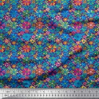 Soimoi pamučna kambrička tkaninska tkanina Aster cvijet za štampanje tkanine uz dvorište široko