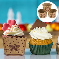 Čaše za pečenje otpornim na toplinu Cupcake Muffin Slučajevi za uklanjanje kolačića za odlaganje