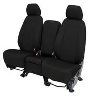 Calrend Prednja kašike Cordura Seat pokriva za 2003- GMC Yukon - GM113-01CC Crni umetak sa crnom oblogom