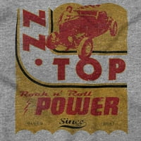 Vintage ZZ Top Rock N Roll Retro 80-ih Muška grafička majica Tees Brisco Marke 5x