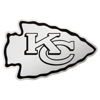 Muška antigua Heather Black Kansas Chiefs Metallic Logo Fortune Quarter-Zip Jacket