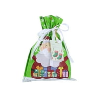 Aozowin božićne božićne crteže poklon torbe za poklon poklon zamotavanje bageri slatkiša