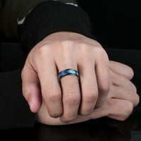 Shell Titanium prsten Muškarci Popularni izvrsni prsten jednostavan modni nakit Popularni dodaci, 10
