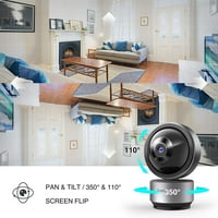 Arenti 2K Ultra HD zatvorena sigurnosna kamera za nagib, privatni mod AI Detection Detection Detection