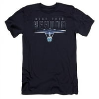 Trevco Star Trek Beyon & Enterprise Beyond Obriši vrhunske platnene majice Slim Fit 30- HBO kratkih