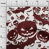 Onuone viskoza šifon smeđa tkanina Halloween Haljina materijala materijala od tkanine sa dvorištem široko