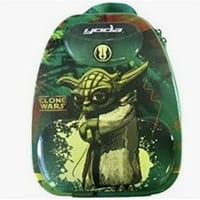 Green Star Wars The Clone Wars Yoda Tin Bo - Zip up Tin ručak kutija
