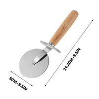 Tepsmf Pizza nož lopata alat, alat za pečenje, nož za tortu od nehrđajućeg čelika, poklon kutija za