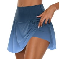 Mrat High Squist joga hlače yoga pune duljine hlače dame Ljetne naborane teniske suknje Atletska rastezljiva