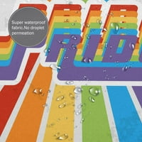 Pride Rainbow uzorak zavjesa za tuširanje sa kukama, duge mostovi vodootporne zastori za kupatilo ukrase