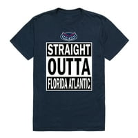 Florida Atlantic University Sove Ravna izlazna majica - Mornarice, XX-Large