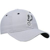 Omladina Siva San Antonio Spurs Modni logo Slouch Podesivi šešir - OSFA