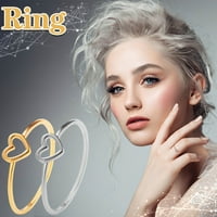 prstenovi za teen djevojke, najbolji prijatelj novi modni vjenčani prstenovi u obliku srca za ženski