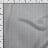 Onuone poliester Lycra svijetlo sive tkanine polka točkice točkice DIY odjeća za preciziranje tkanine
