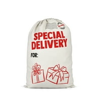 Mnycxen Božićni džepni patchflake pamučna posteljina poklon torba za zaštitu bombona