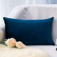 Super mekani pravokutni baršunasto jastučnica puna boja lumbalni jastuk jastuk