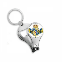 Švedska Nacionalni grb Zemlja Simbol za nokte NIPPER Ključ za ključeve Clipper