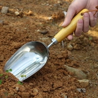 Tinksky od nehrđajućeg čelika lopata izdržljiva ručna lopatica zadebljana lopata scoop vrtlarnim alatom